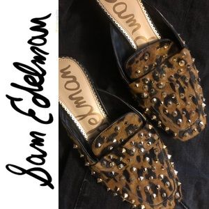 Sam Edelman Augustus Cheetah Studded Mule
